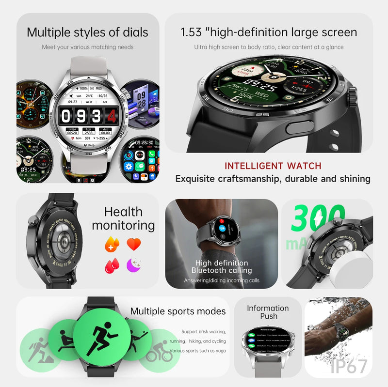 Smartwatch GT5 PRO 5 Pro AMOLED HD Screen