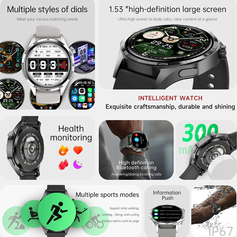 Smartwatch GT5 PRO 5 Pro AMOLED HD Screen