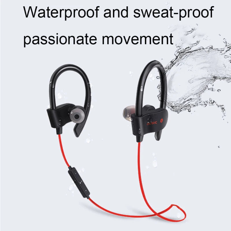 Fone sem fio Bluetoooth Sport Music H Stereo Bass